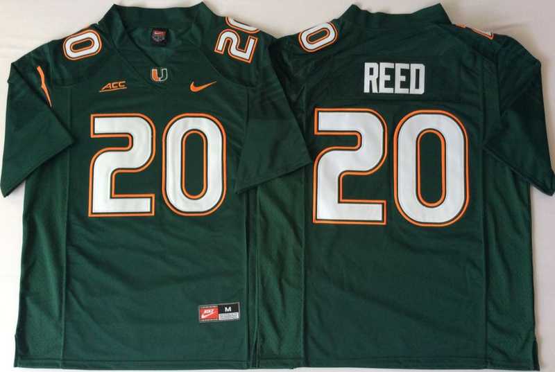 Miami Hurricanes 20 Ed Reed Green Nike College Football Jersey,We sell and wholesale Miami Hurricanes 20 Ed Reed Green Nike College Football Jersey on line form chian!